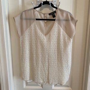 August Silk Lace Blouse
